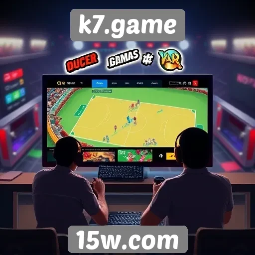Análise da interface do usuário do site k7.game